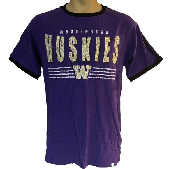 COLOSSEUM Men's Washington Huskies purple T-shirt Large - Picture 1 of 5